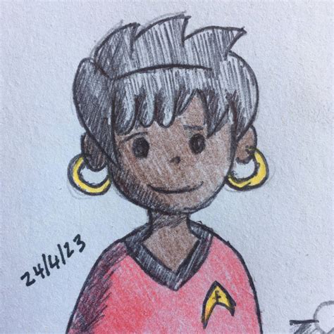Uhura Sketch By Sm Artthings On Deviantart