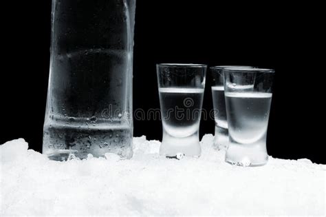 Vodka Glasses With Fruit Stock Image Image Of Lime Vodka 11904187