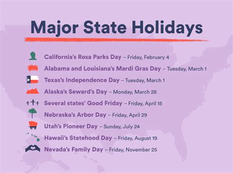 National 2022 Holidays