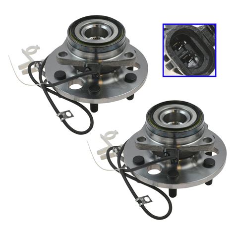 Trq® Bka14853 Performance Ceramic Front Brake Kit With Hub Assemblies