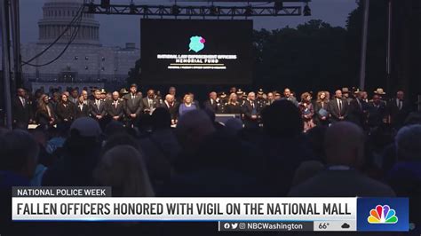 Fallen Officers Honored With Vigil On National Mall During Police Week