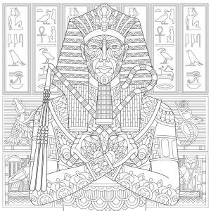 12 Divertir Coloriage Pharaon Pictures Idee De Coloriage