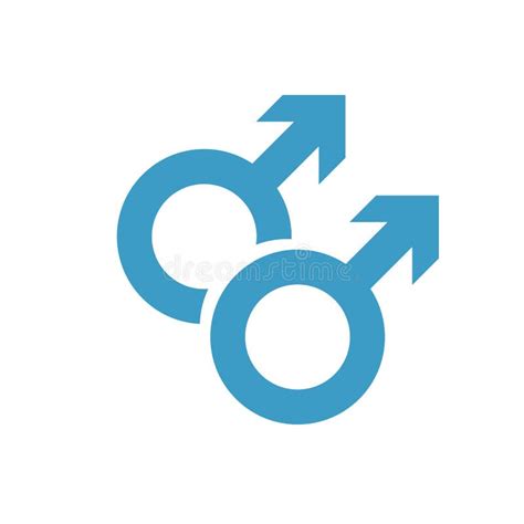 Male Sexual Orientation Flat Icon Vector Sign Colorful Pictogram