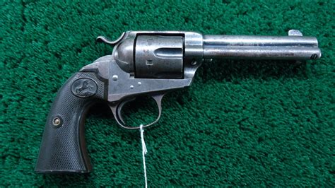 C328 Colt Bisley Frontier Six Shooter Caliber 44 40 M Merz Antique