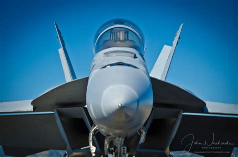 Photo of Front View of the McDonnell Douglas F-18 Hornet