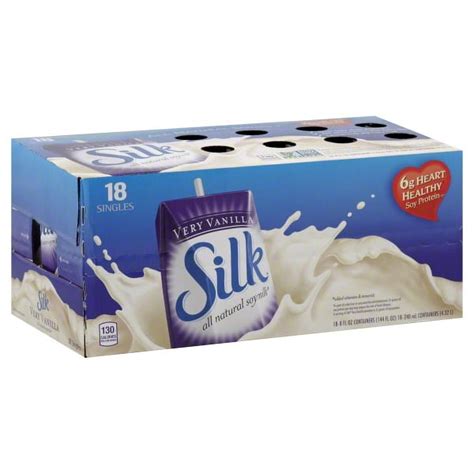18 Pack Silk Very Vanilla Soymilk 8 Fl Oz