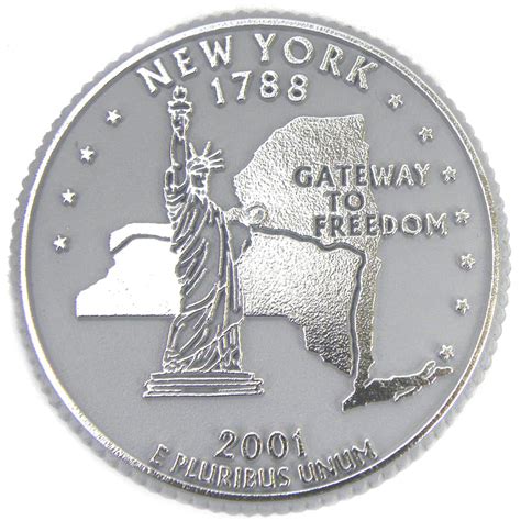 New York State Quarter Magnet