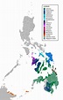 A multilingual Philippines: Linguistic map of Visayan languages ...