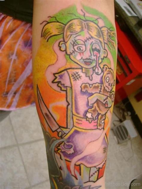 Little Zombie Girl Tattoo Tattoo Designs Tattoo Pictures