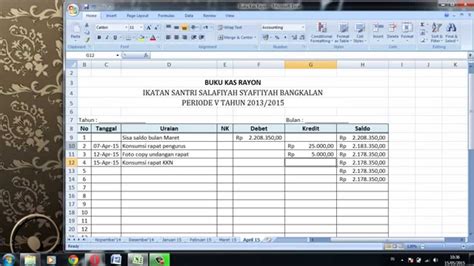 30 Cara Membuat Buku Besar Di Excel References Pojok Ponsel