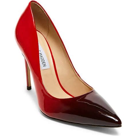 dsw steve madden red high heel shoes red patent leather shoes stiletto pumps