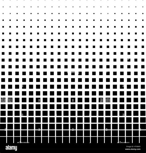 Black Abstract Halftone Square Dot Background Vector Illustration
