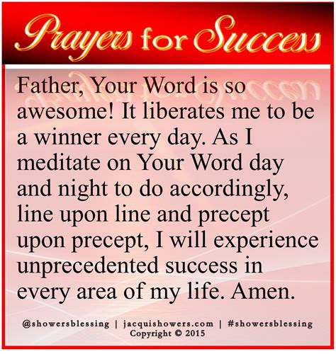 Prayer For Success Jan 31 Prayer For Success Business Prayer Prayer