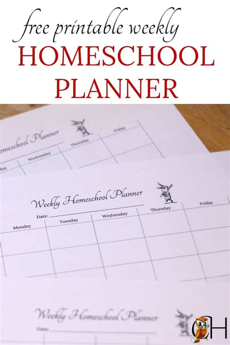 It's here.) scroll down for screenshots of many of the planner pages. Free Printable Weekly Homeschool Planner | Classically ...