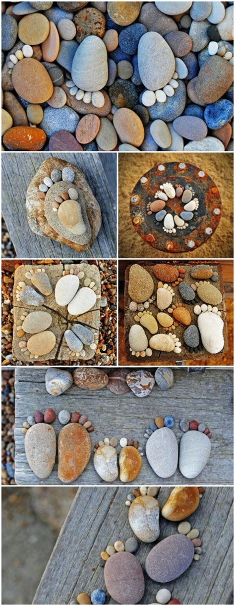 40 Gorgeous Diy Stone Rock And Pebble Crafts To Beautify