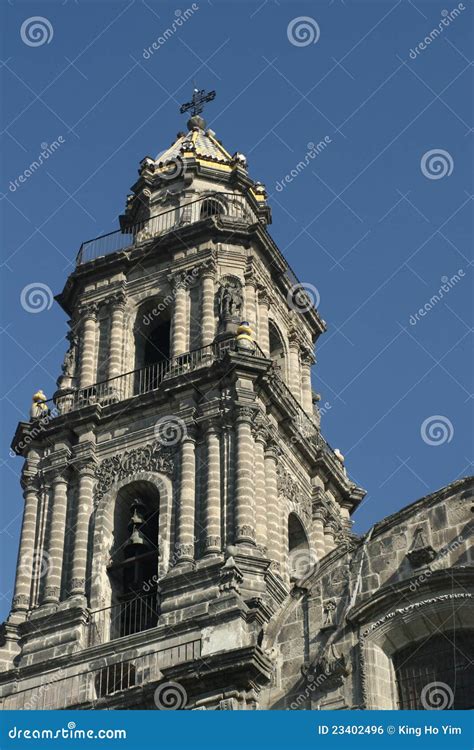 Catholic Church In Mexico Stock Photo Image Of Facade 23402496