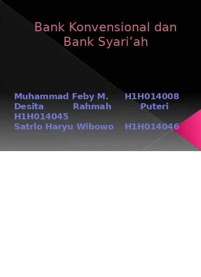 Perbedaan Bank Konvensional Dan Bank Sya