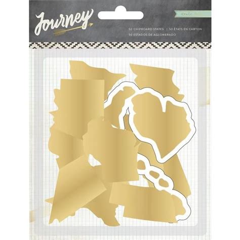 Crate Paper Journey Chipboard States Crate Paper Crates Paper Crafts