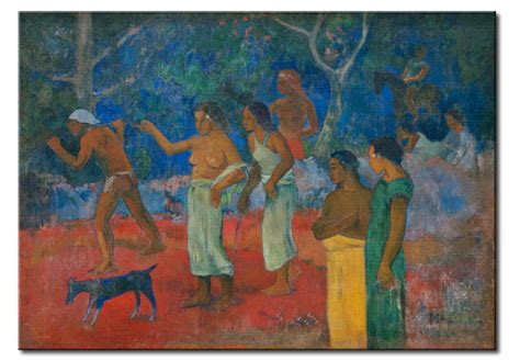 Tableau Scènes de la vie tahitienne Paul Gauguin Reproductions