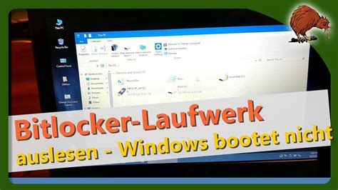 Windows Bootet Nicht Mehr Daten Von Bitlocker Laufwerk Auslesen Youtube