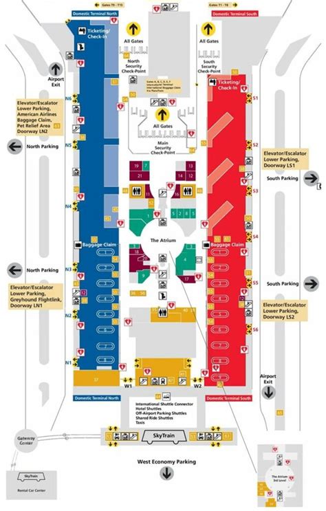Atlanta Airport Map Guide To Atl Terminals And Concourses