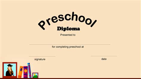 Preschool Diploma Certificate Templates At