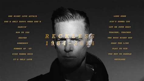 Bryan Adams Reckless 30th Anniversary Album Preview