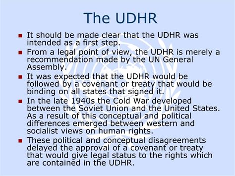 Ppt The Universal Declaration Of Human Rights Powerpoint Presentation