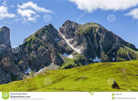 Beautiful Mountain Landscape Dolomites Italy Stock Photo Image Of