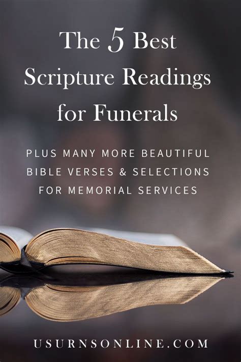 Funeral Scriptures 50 Best Bible Verses For Funerals Urns Bible