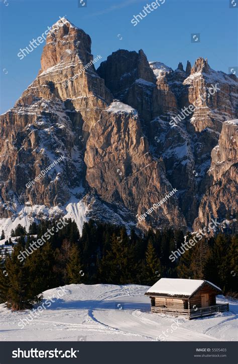 Mountain Cabin In The Dolomites Stock Photo 5505403 Shutterstock