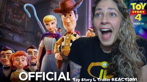 Toy Story 4 Official Trailer Reaction Youtube