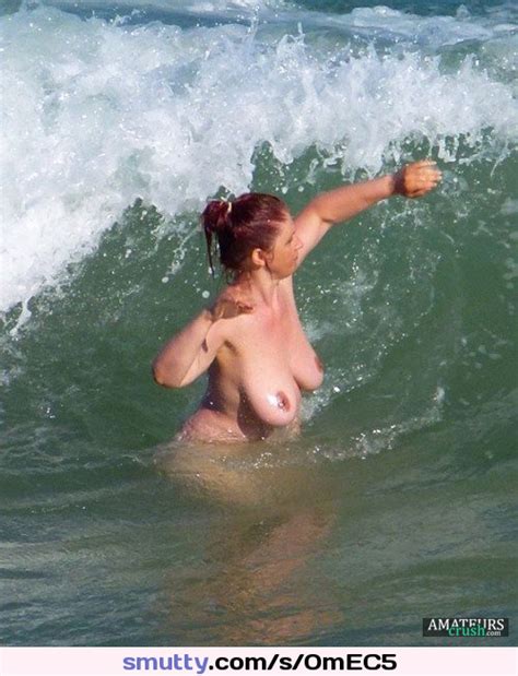 Nude Nudebeach Toplessbeach Beach Ocean Wet Tanlines Curvy Smutty Com