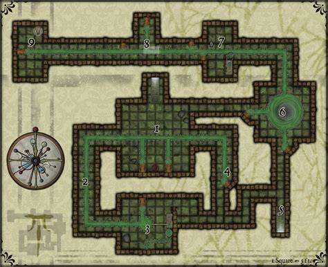 Sewer Dungeon Map