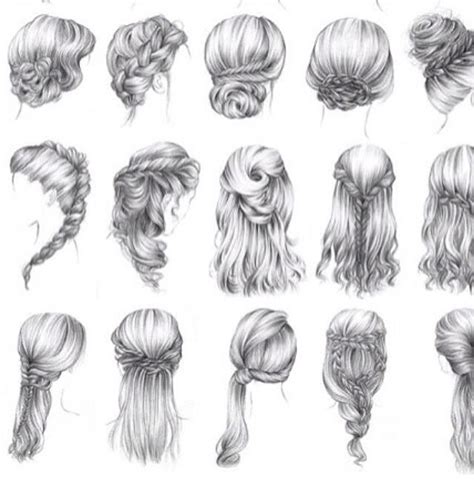Pin By Grace W On Hair And Makeup Pretty Drawings How To Draw Hair
