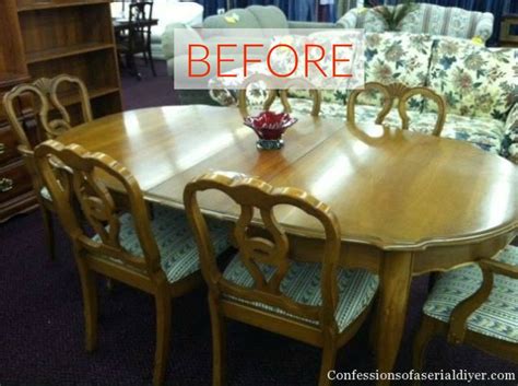 This is all about how to paint. 9 Dining Room Table Makeovers We Can't Stop Looking At ...