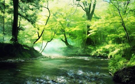 心安らぐ緑の風景・・・ 癒しの風景 Image Relaxation （癒し壁紙）
