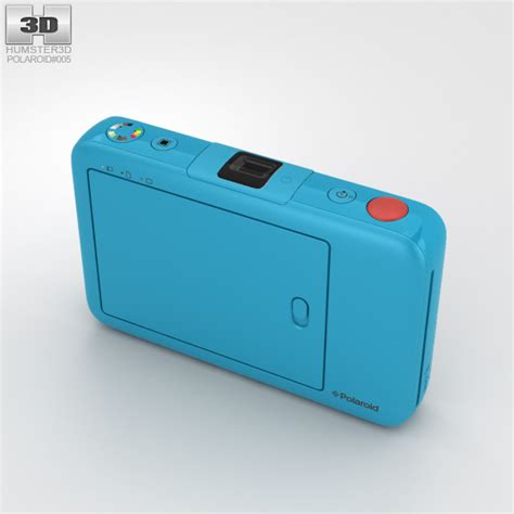 Polaroid Snap Instant Digital Camera Blue 3d Model Electronics On Hum3d