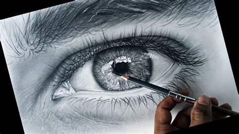 How To Draw A Realistic Eye Graphite Pencil Tutorial Youtube