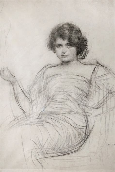 Portrait Of Julia 1908 38×54 Cm By Ramon Casas I Carbó History