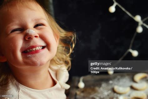 Portrait Of A Beautiful Child 23 Years Old High Res Stock Photo Getty