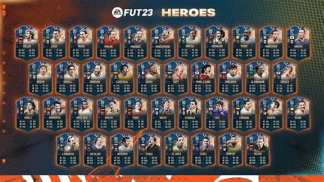 Fifa 23 Fut Heroes All Cards Chemistry Explained New Hero And More