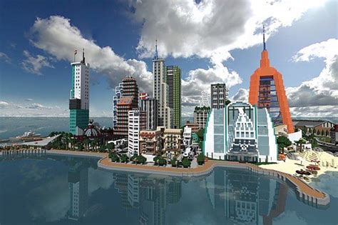 Modern City Download Minecraft Project Minecraft Projects