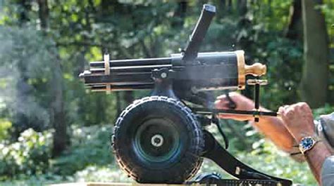 Shooting A 9mm Mini Gatling Gun Video Viper Tec