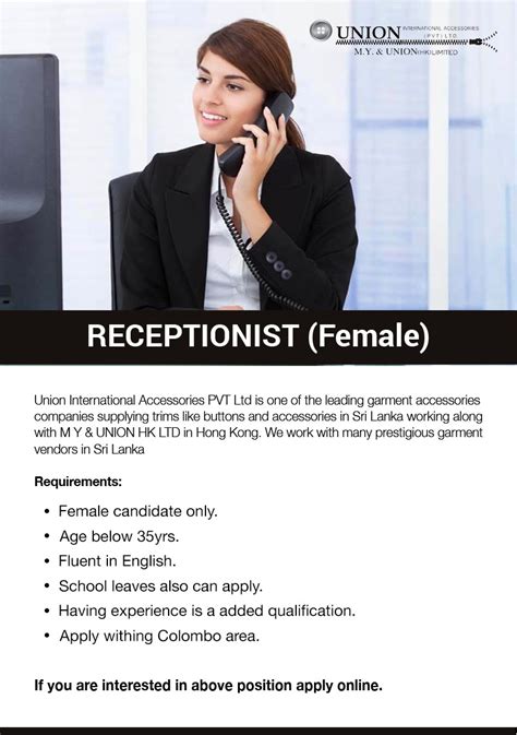 Receptionist 2024