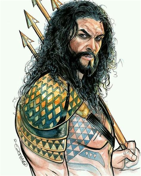 Dceu Aquaman Art Piece Aquaman Desenho Super Herói Herois