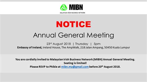 Notice Of Annual General Meeting 23 August 2018 Iccm