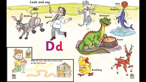 Alphabet Stories Letter D Story The Dazzling D Youtube