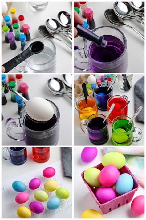 How To Dye Easter Eggs With Food Coloring • Food Folks And Fun