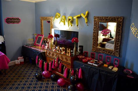 Hotel Room Decor Bacheloretteparty Birthday Party For Teens 18th